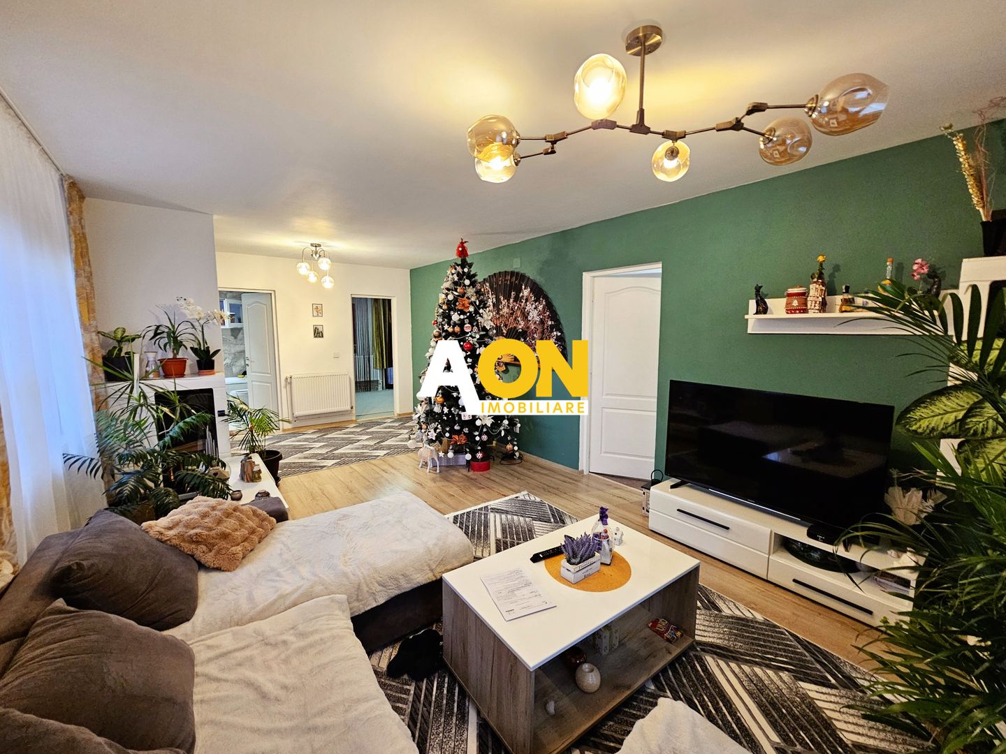 Casa noua, mobilata, utilata, 3 camere, 1521 mp teren, Santimbru - Poză 2