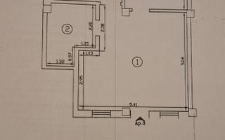 Apartament 3 cam - Str. Magnoliei - 50 mp terasa. - Schiță 9