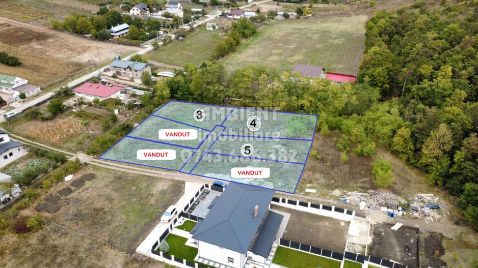 LOTURI de teren INTRAVILAN,  intre 600 - 700 mp, VASLUI, zona Gura Bustei; - Poză 1