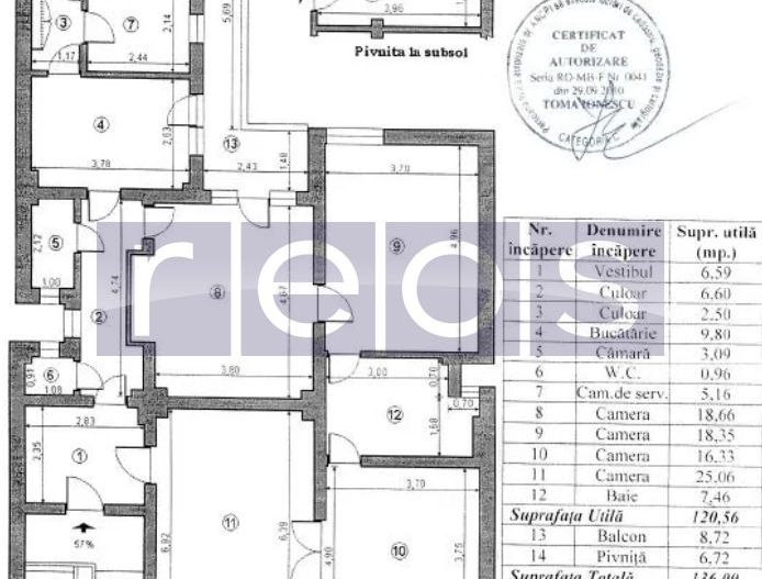 VANZARE 4 CAMERE | CIRCULAR | BOXA | ZONA PIATA ION MIHALACHE - Schiță 15