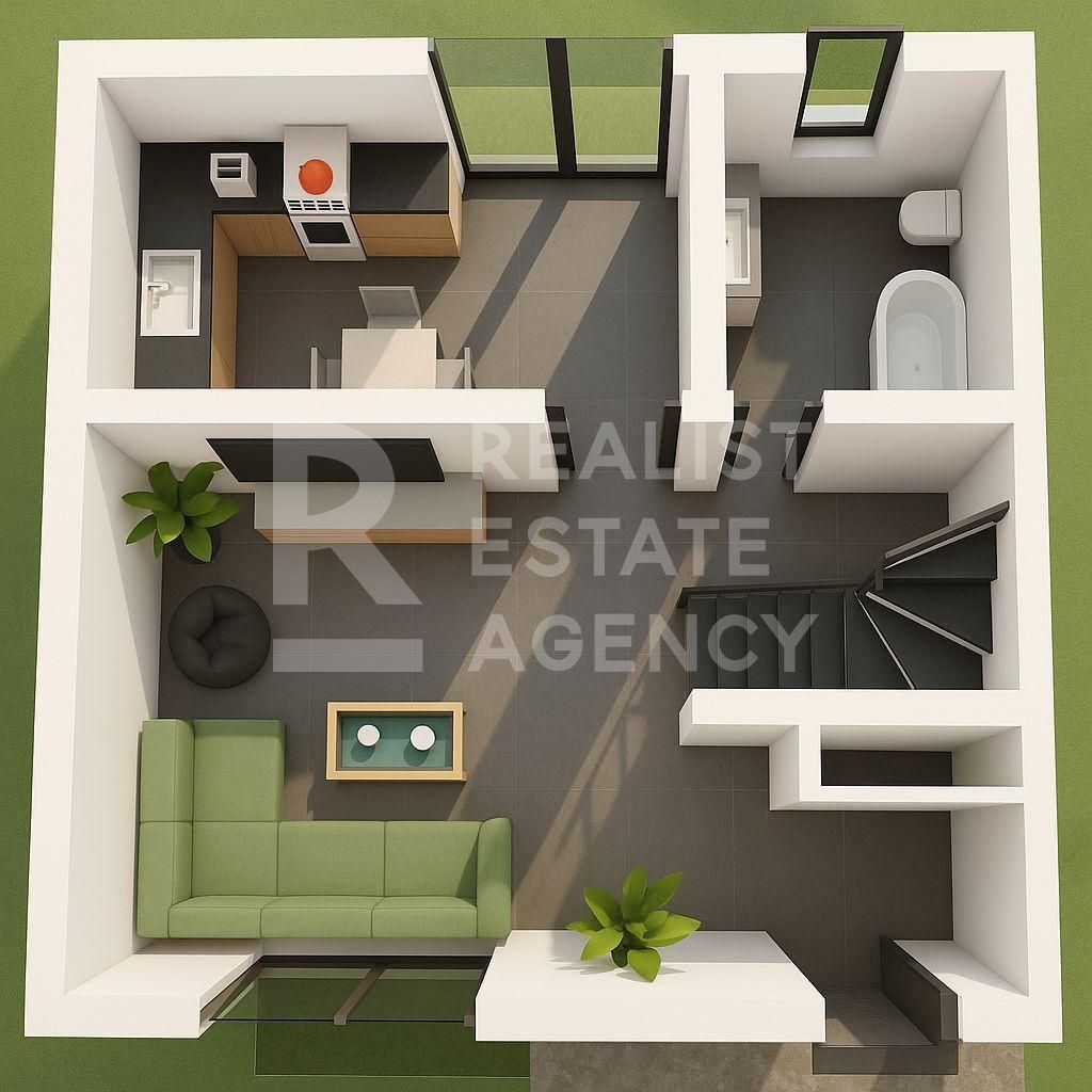 Triplex modern de vânzare, 4 camere, zona Dancu, Iași - Poză 5