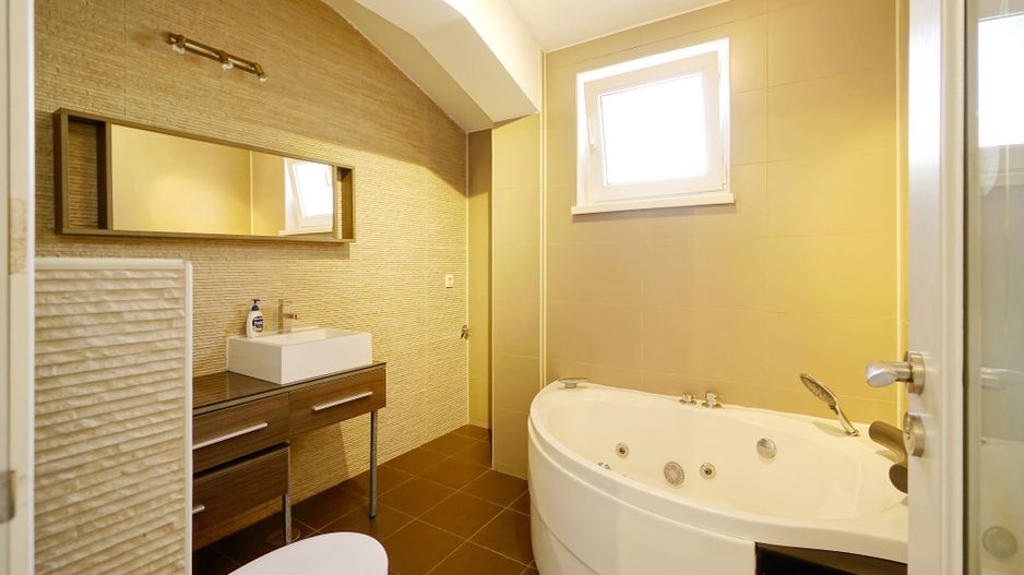 Brancoveanu  P+2, 8 cam, 6 dormitoare, 6 bai, 3 garaje teren 650 mp - Poză 23