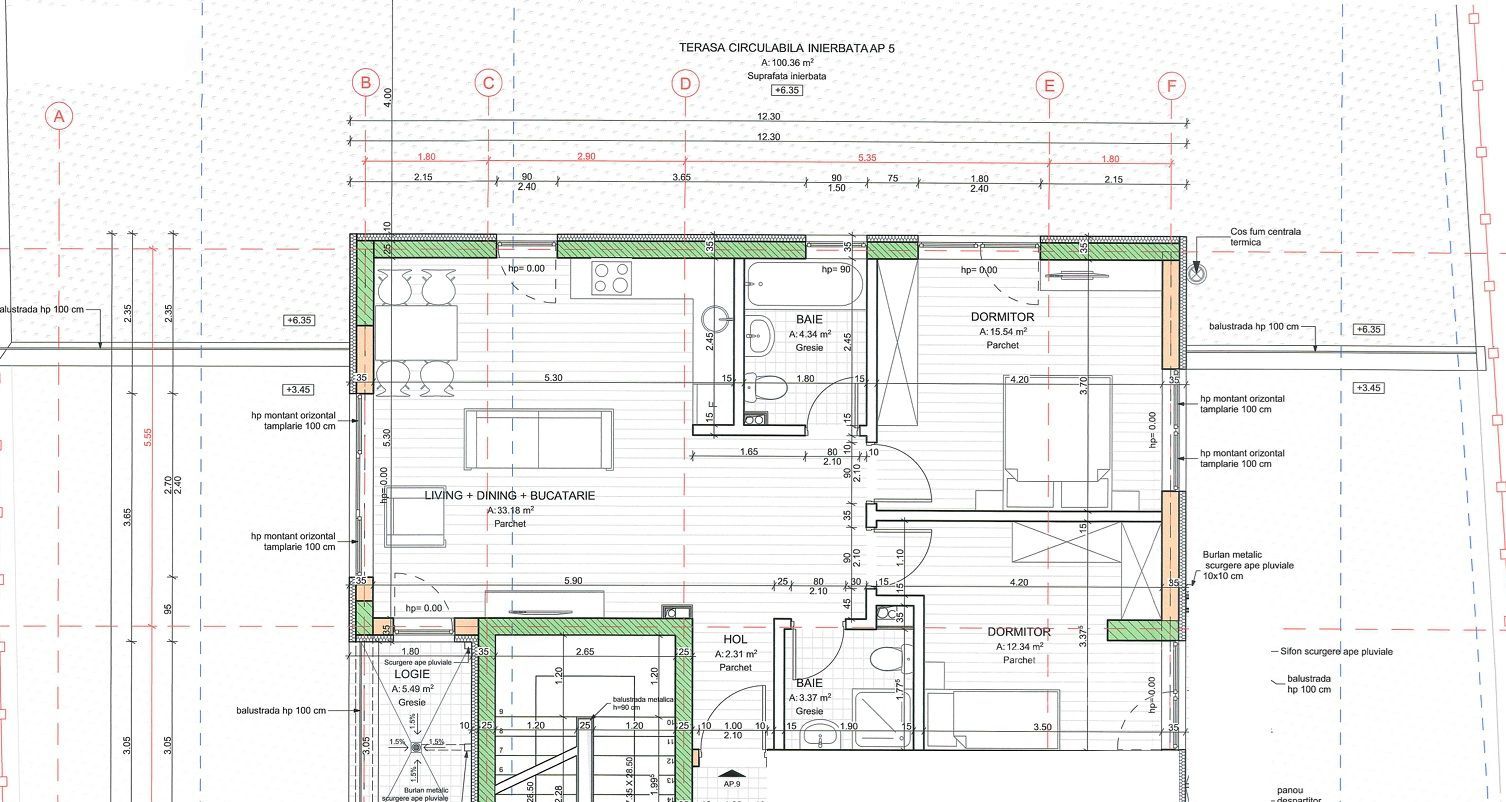 Apartament cu 3 camere in Plopilor cu gradina de 100 m2 - Poză 2
