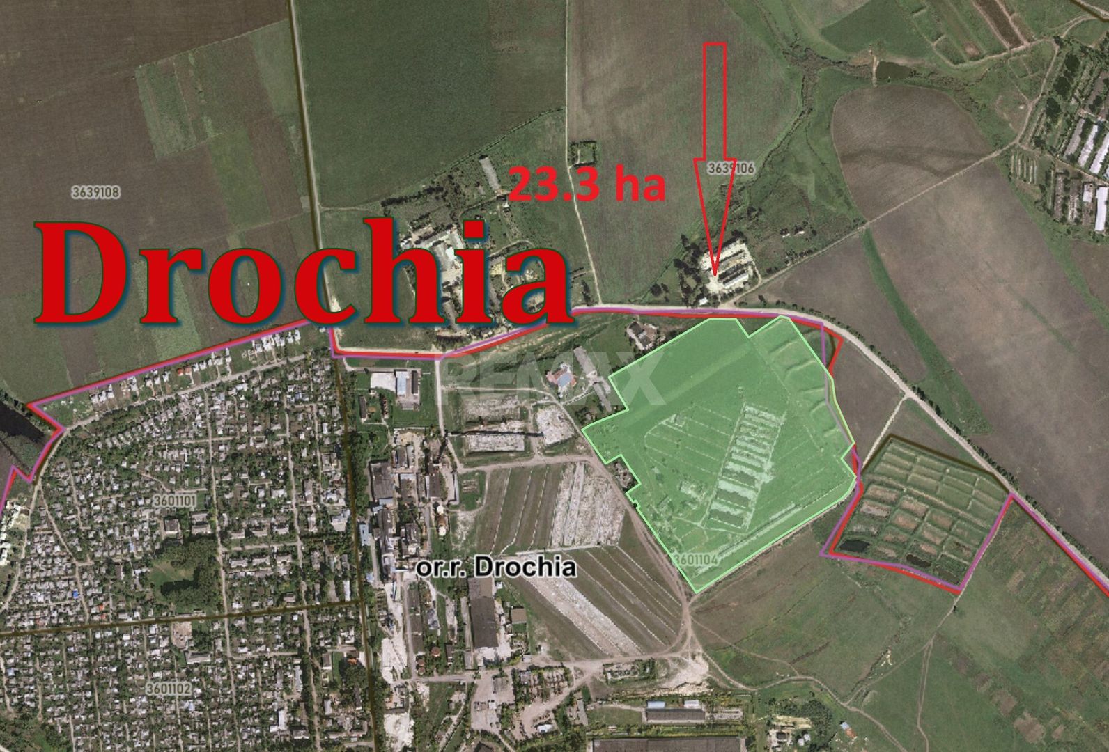 Teren de vânzare, 23,3 ha lângă Drochia – Fosta Fabrică Avicolă. - Poză 2