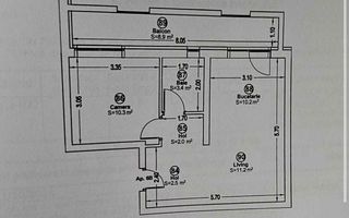 Apartament cu 2 camere in Giroc complet mobilat si utilat - Poză 8