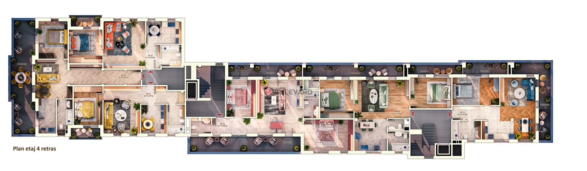 Apartament cu 3 camere+terasa de 18 mp la 5 minute de Iulius Mall! - Poză 6