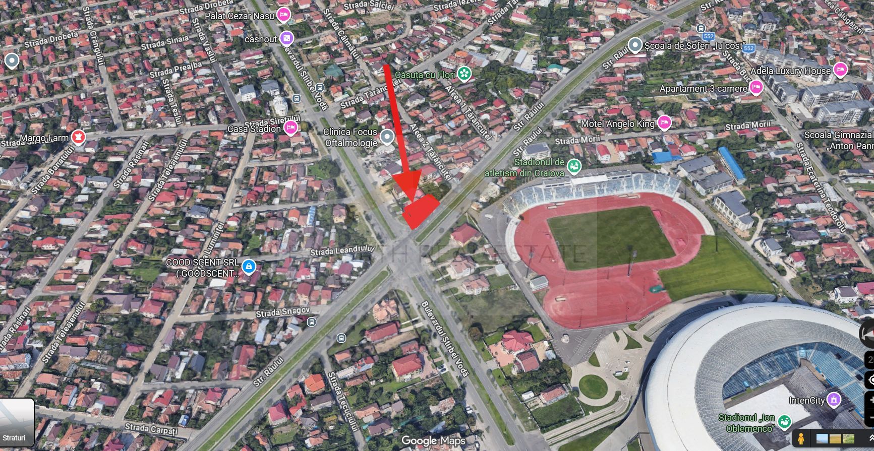 Teren 500 mp , colț stradal, vizibilitate maximă, lângă stadion – Craiova - Poză 4