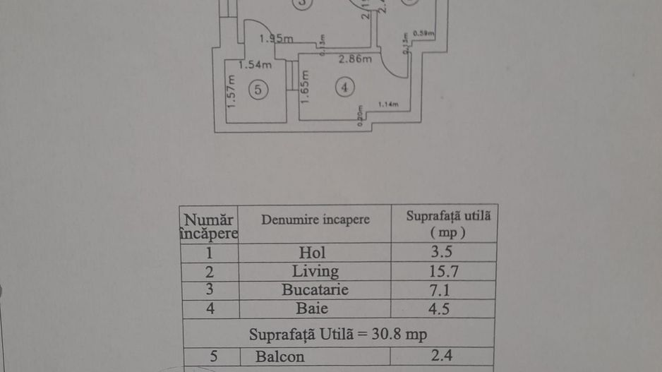 Garsonieră modernă – Drumul Ghindari | Bloc 2020 | Gata de mutare - Poză 6