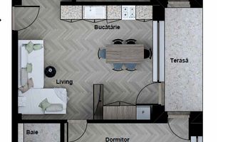 Apartament 3 camere | Millenium Plaza – Centrul Vechi | Comision 0% - Poză 3