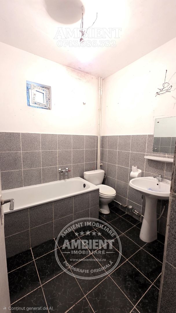 Apartament cu 2 camere, parter, ideal spatiu comercial, VASLUI - zona PROCOPIU; - Poză 6