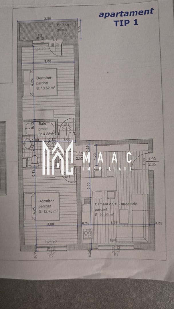 Apartament 3 camere | Gradina | Parcare | 54 MPU | Selimbar - Poză 2