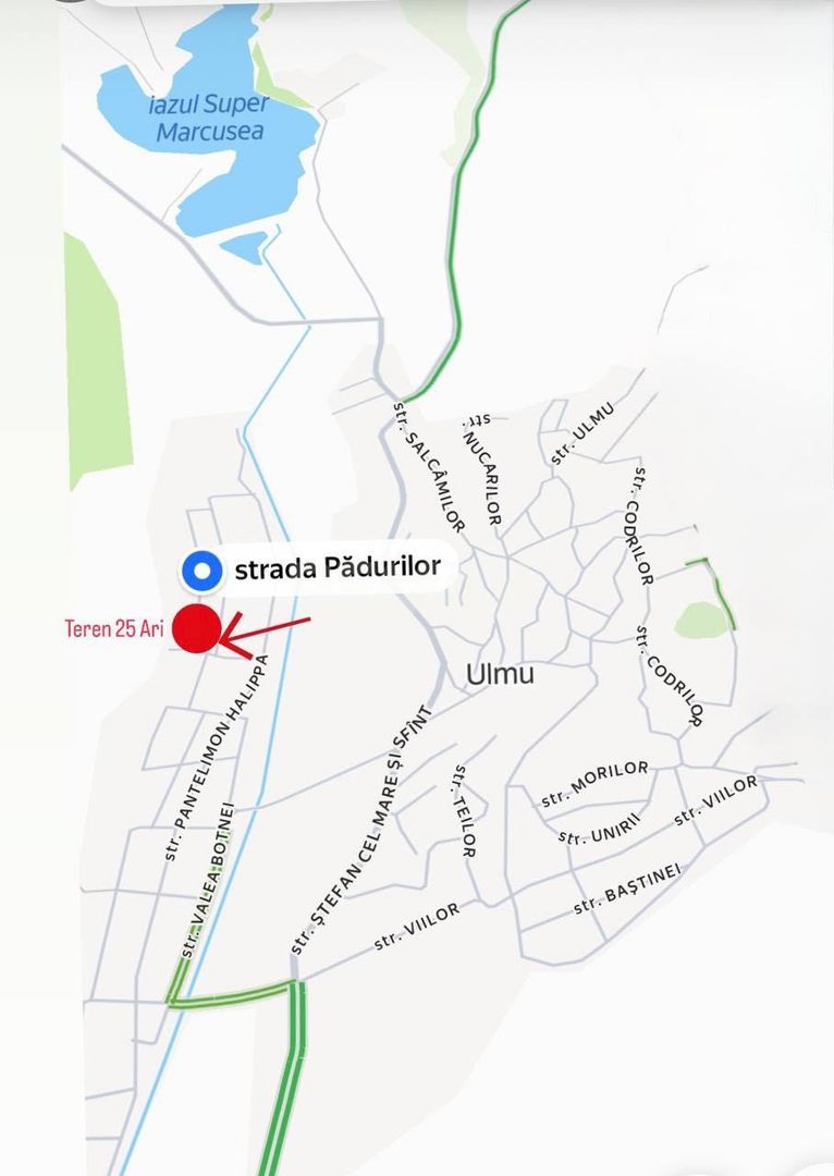 Teren pentru construcții, s. Ulmu, Ialoveni - Poză 1