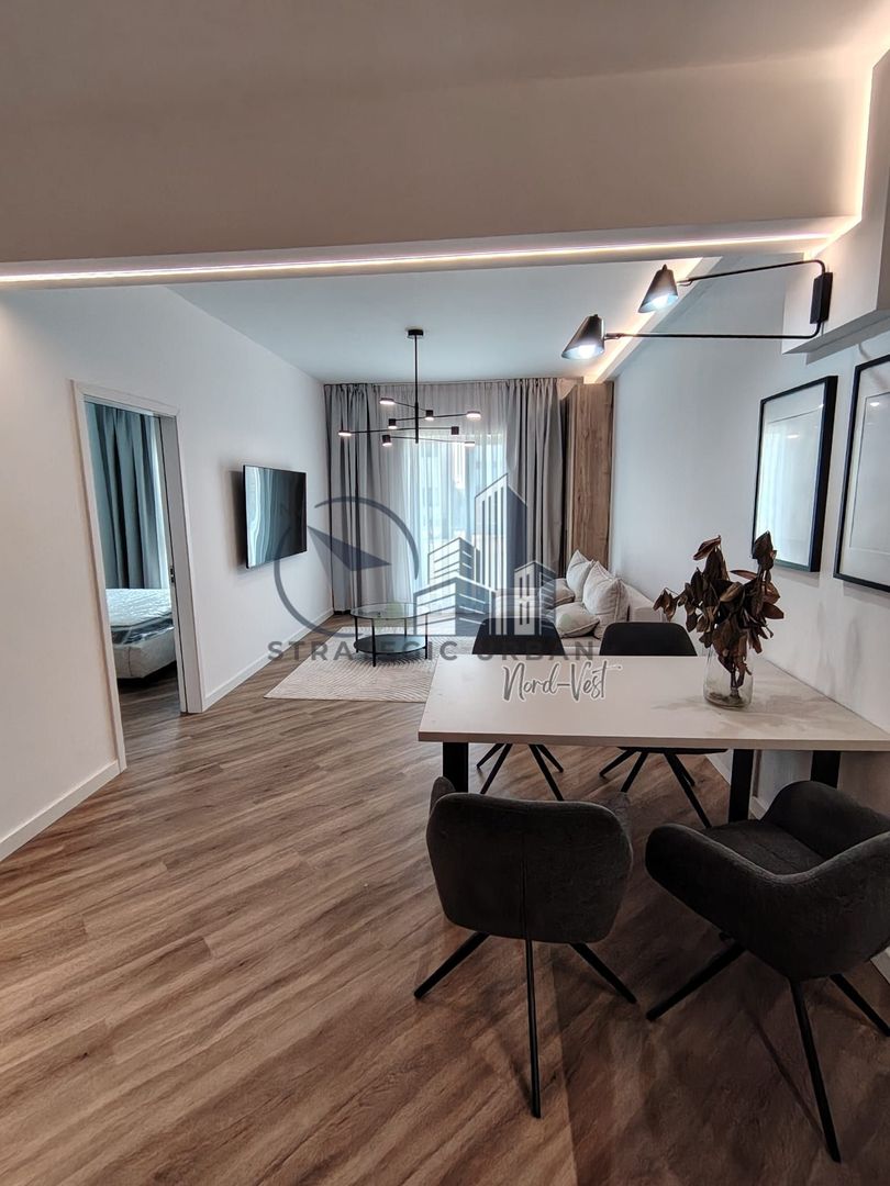 Apartament 2 camere, nou, finisat, mobilat și utilat complet - Poză 3