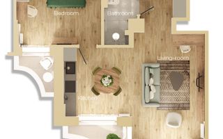 Aparthotel building Unirii B+GF+E+11 floors with 51 apartments, restaurant and SPA - Poză 53