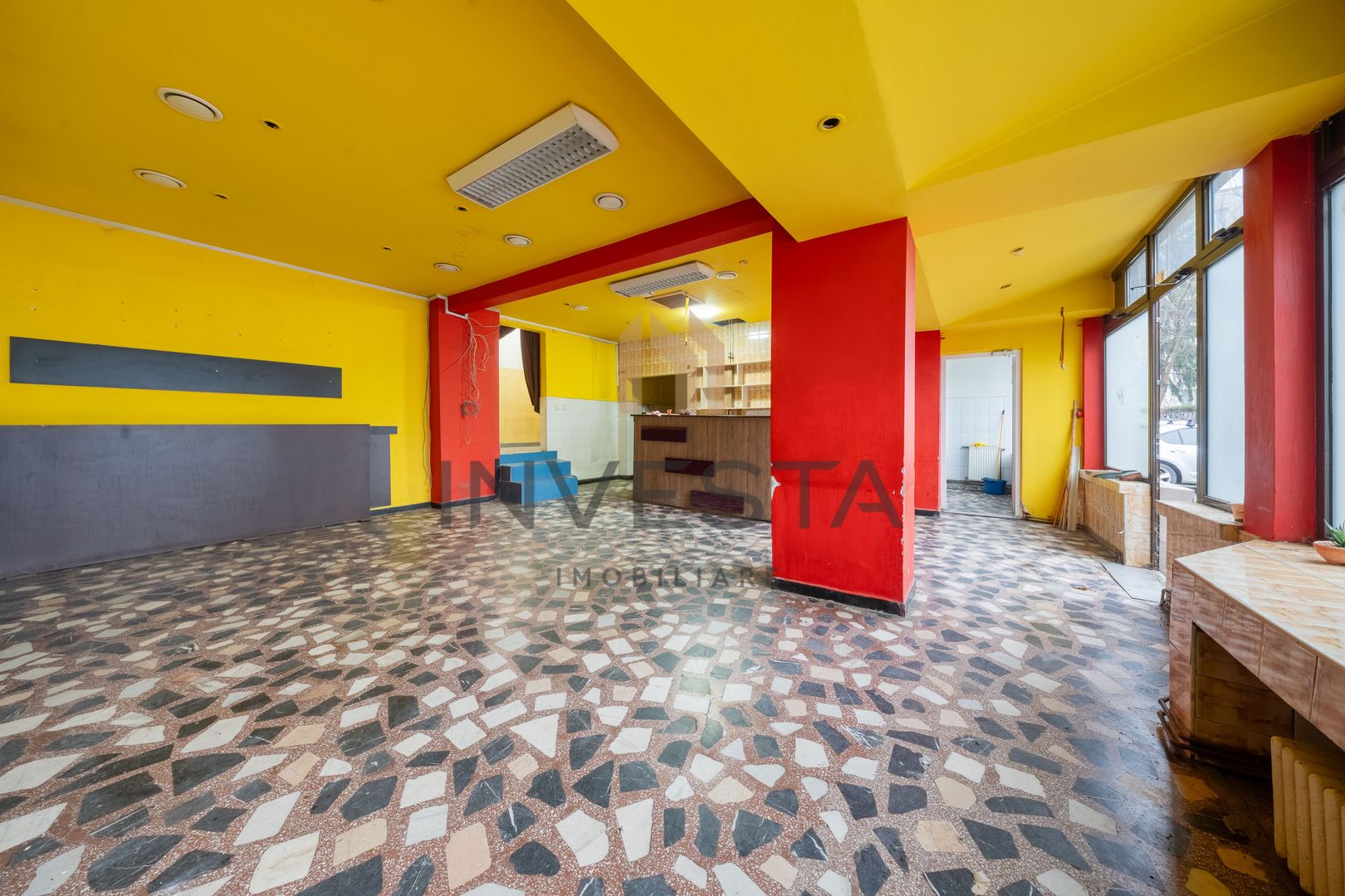 Spatiu comercial de inchiriat -  compartimentat - 125 mp – Manastur - Poză 1