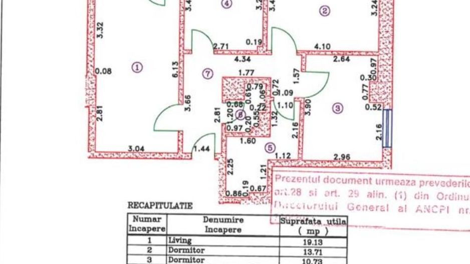 DE VANZARE APARTAMENT 3 CAMERE NOVUM SPLAIUL INDEPENDENTEI - Schiță 12