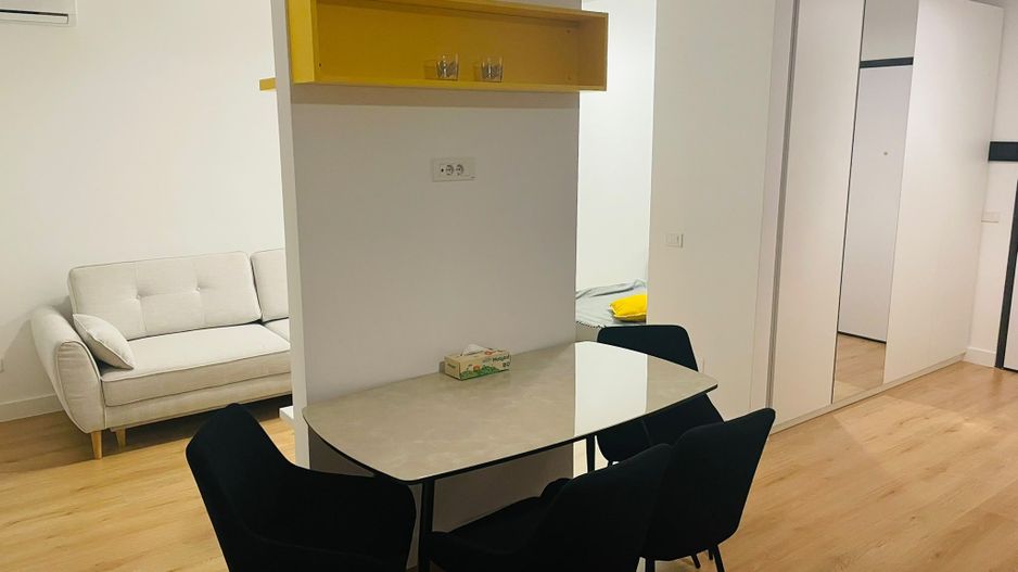 Studio dublu, lux , centrala proprie,terasa, parcare subterana, metrou - Poză 5