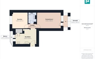 Apartament decomandat cu 2 camere în Aradul Nou - Poză 4