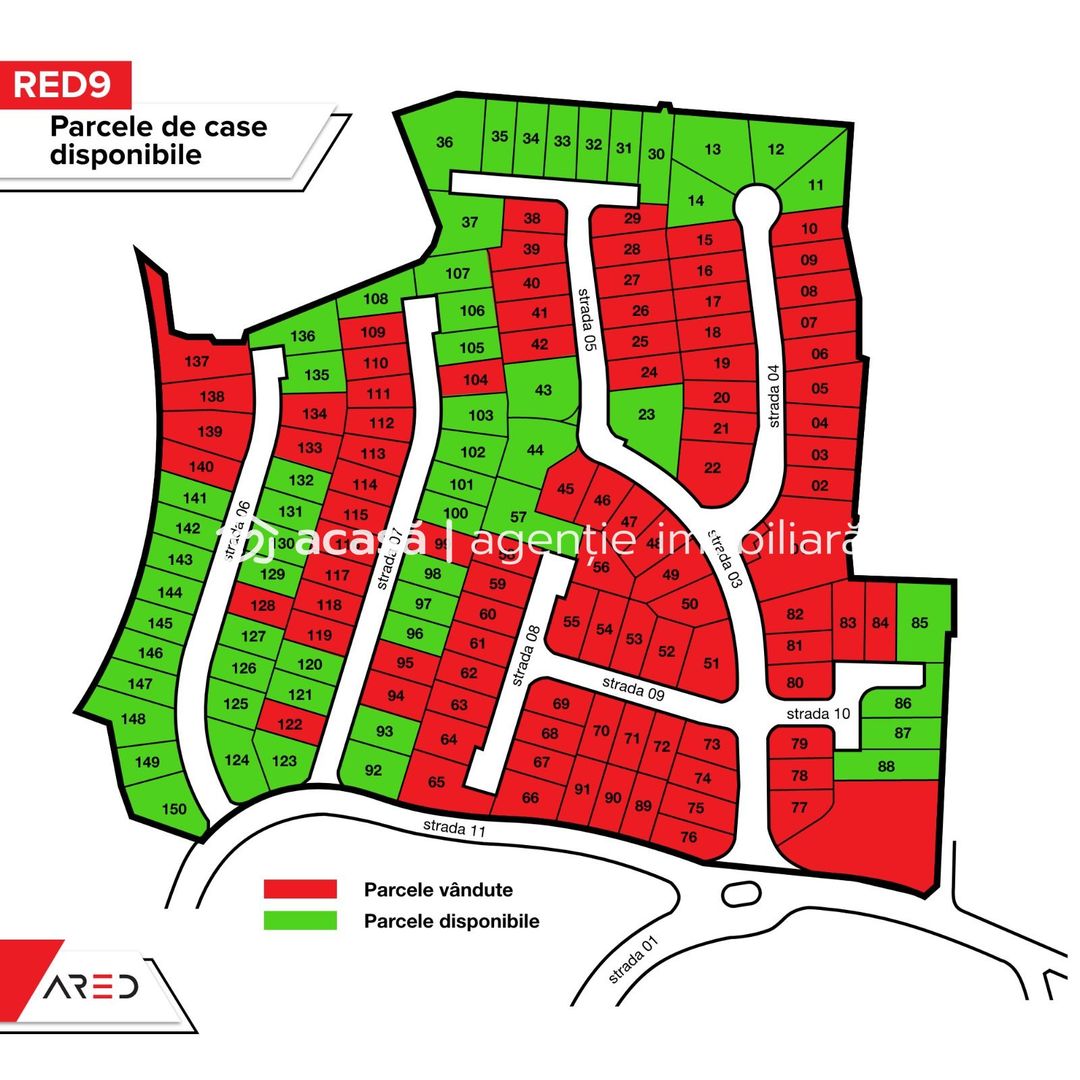 Parcele de teren disponibile în ARED CITY - Poză 7