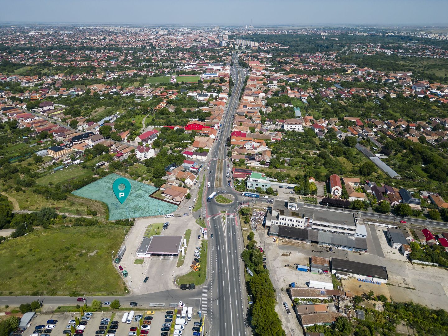 Teren intravilan de 4315 mp în Aradul Nou - Poză 1