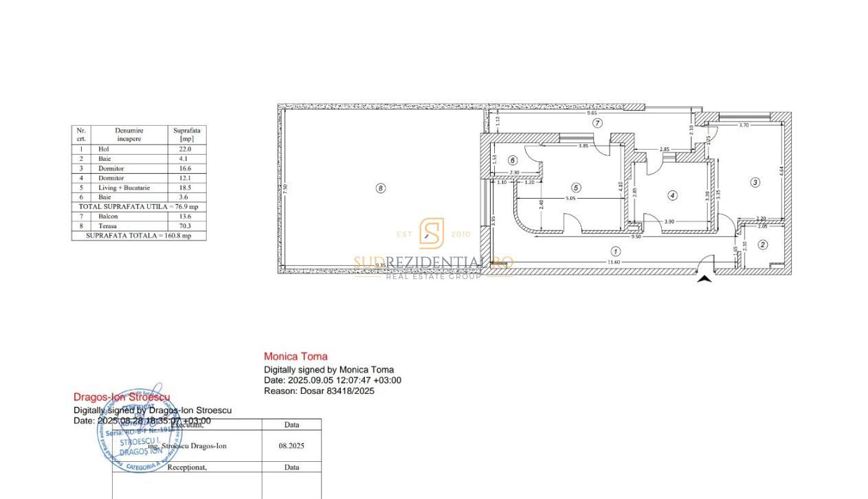 Apartament 4 camere cu terasa generoasa - Grand Kristal Residence - Poză 7