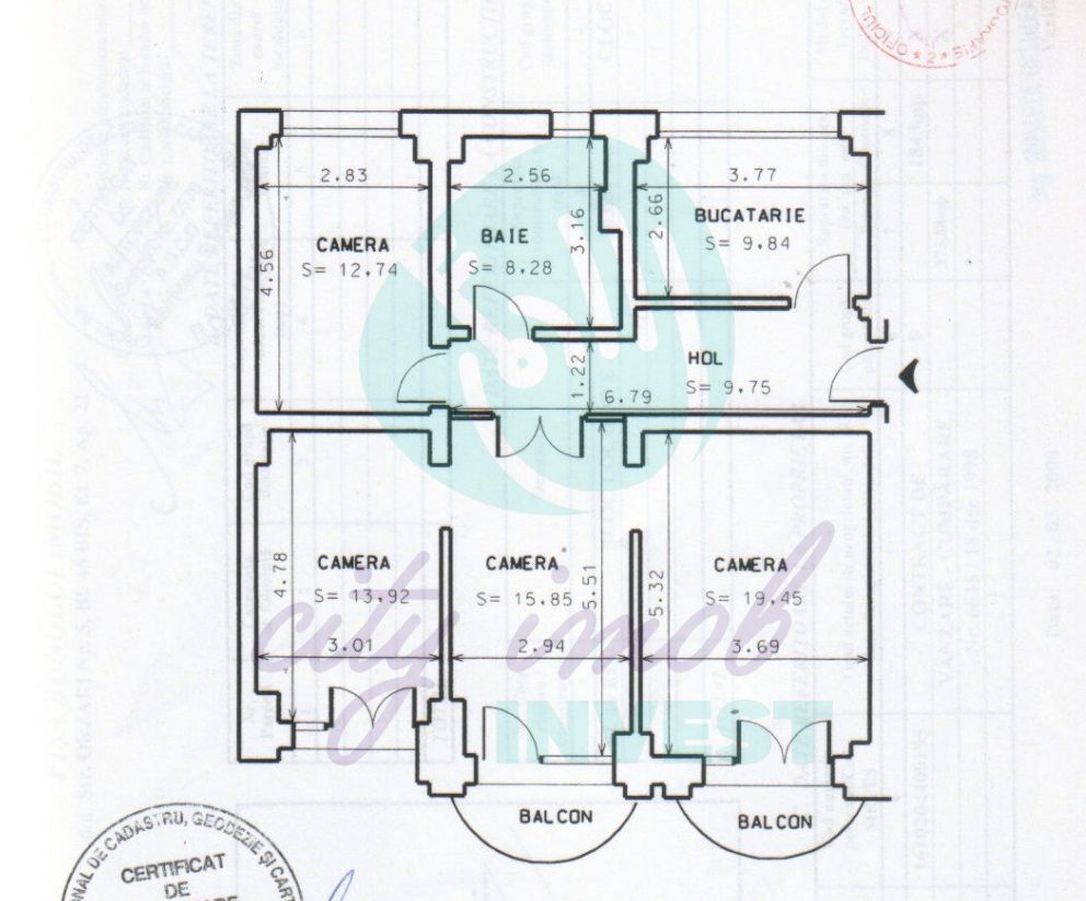 Bloc P+9 format din 2 scari in zona Calea Calarasilor - Poză 30