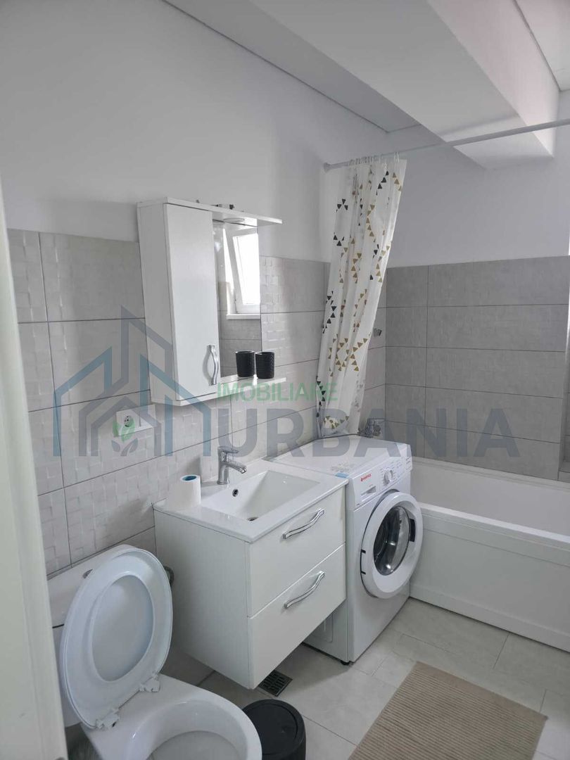Apartament 2 camere open space, mobilat și utilat, Bucium-Visani, 45 mp, etaj 3/5, loc de parcare - Poză 8