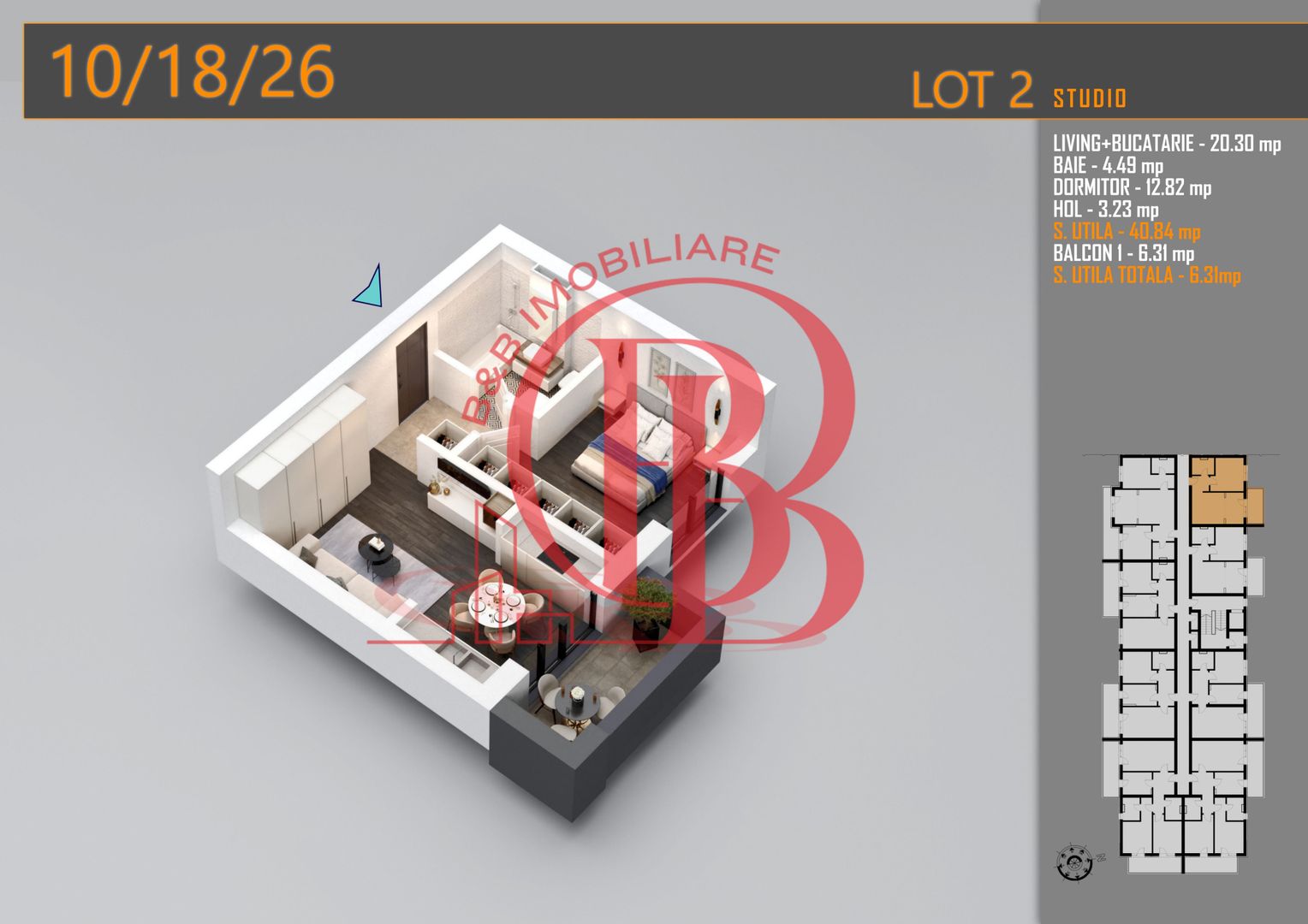 Promo-Ideal Investitie-2 camere-Theodor Pallady Metrou Teclu - Schiță 1