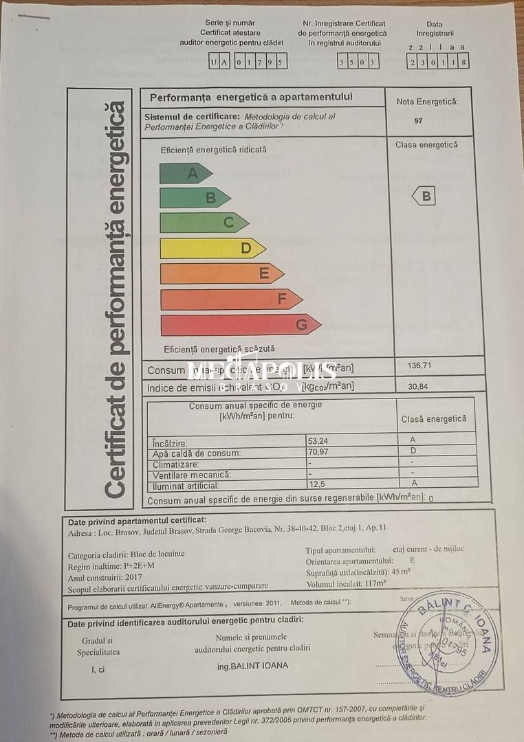 Apartament 2 camere | Parcare inclusă | 45 mp utili - Poză 6