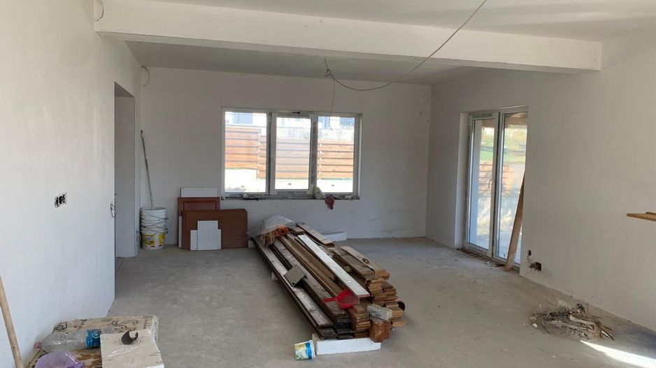 Casă cu teren – Zona Profi Chinteni | Casă nouă, semifinisată | Garaj si Terasa - Poză 7