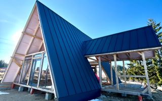 Cabana tip A frame si teren 1000 mp de vanzare / Marisel . Cluj - Poză 5