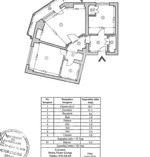 Apartament 2 camere Titulescu | Imobil 1979 - Poză 2