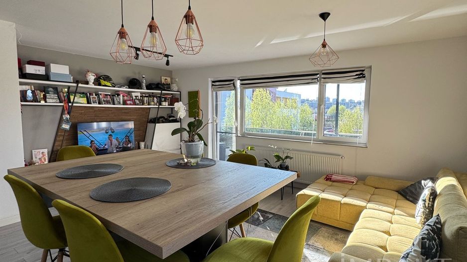 Apartament cu 2 camere, mobilat complet, complex privat - Borhanci - Poză 3