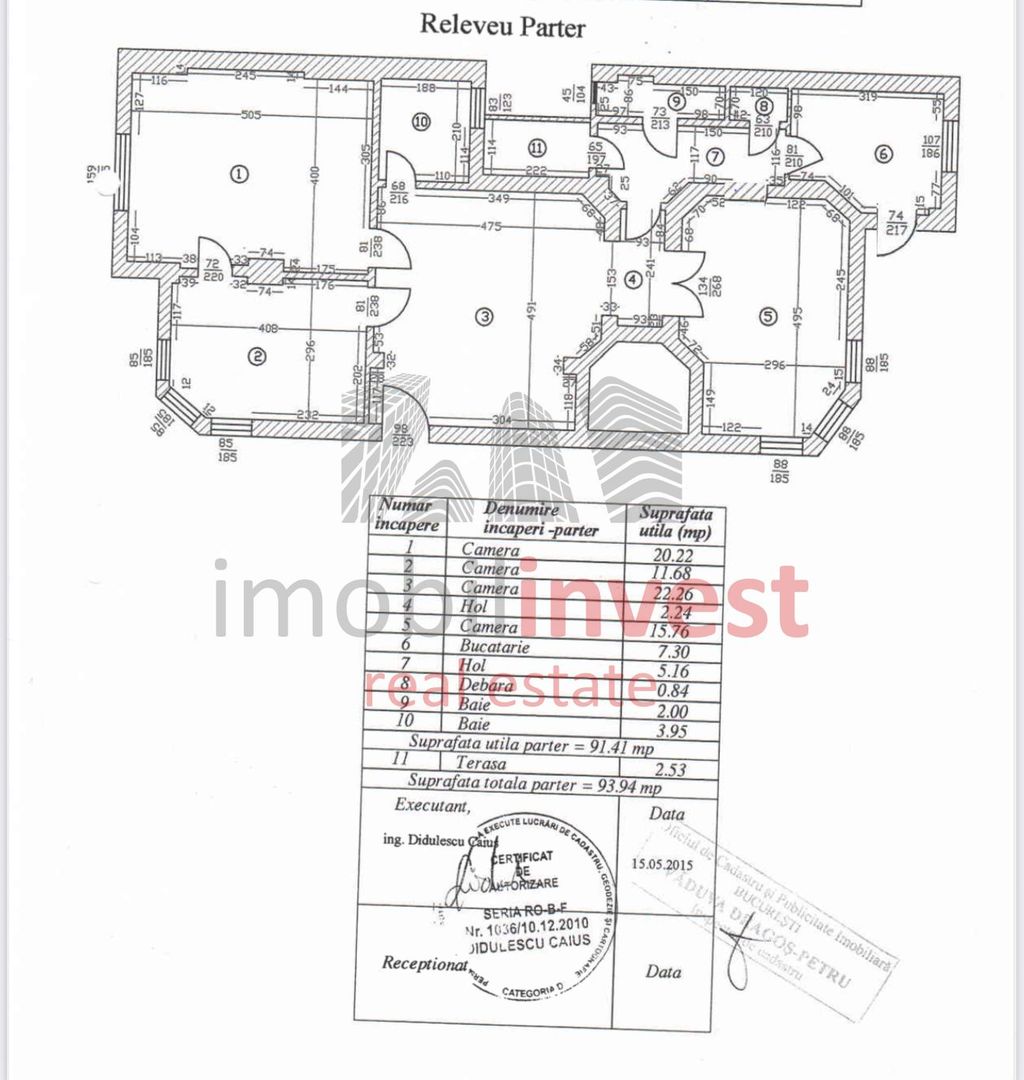 Vilă interbelică restaurată – Dorobanți Capitale 363 mp utili - Schiță 52