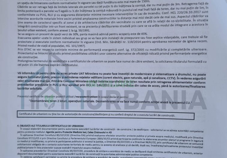 Teren intravilan 10.000 mp, Miroslava, Horpaz – Dezvoltare rezidențială - Poză 4