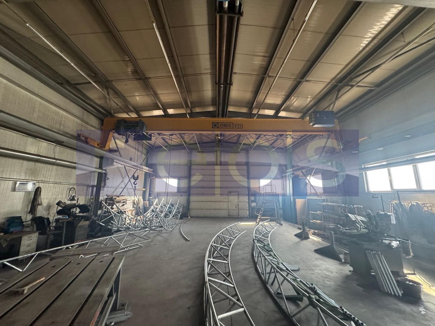 Hală industrială 374mp echipată | Pod rulant + utilaje | Crevedia - Poză 2