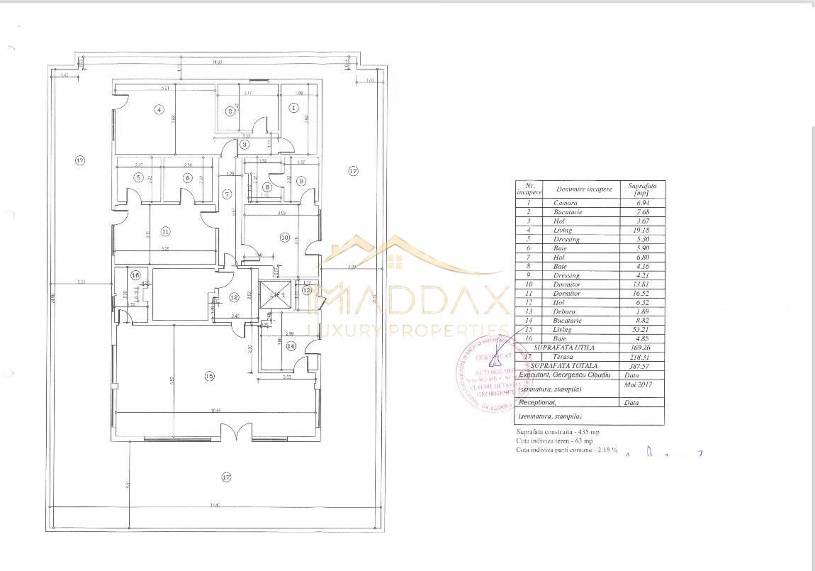 Penthouse exclusivist***169 mp// terasa 218 mp***zona de Nord - Poză 17