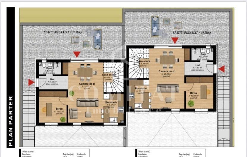 DUPLEX DE VANZARE| ZONA SUPERBA | TAUTI | - Schiță 23