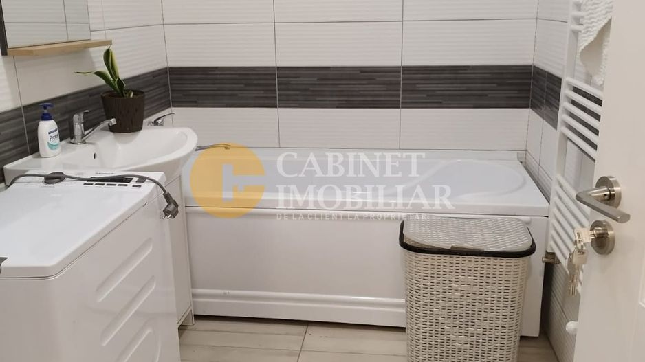 Bloc Nou- 1 Camera Decomandat- Mobilat si Utilat-Zona Dancu- Centru - Poză 6