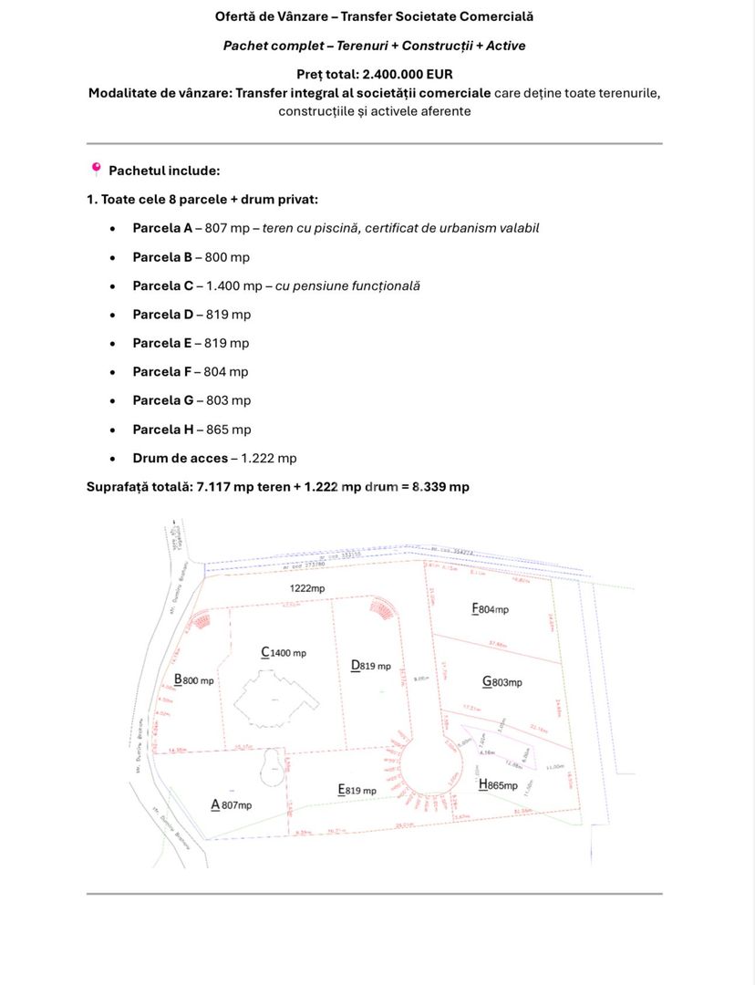 0% comision Teren de 8339 mp cu potențial de investiție Făget - Poză 3