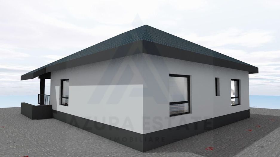Casa premium pe un singur nivel 4 camere terasa pivnita Cristian - Poză 2