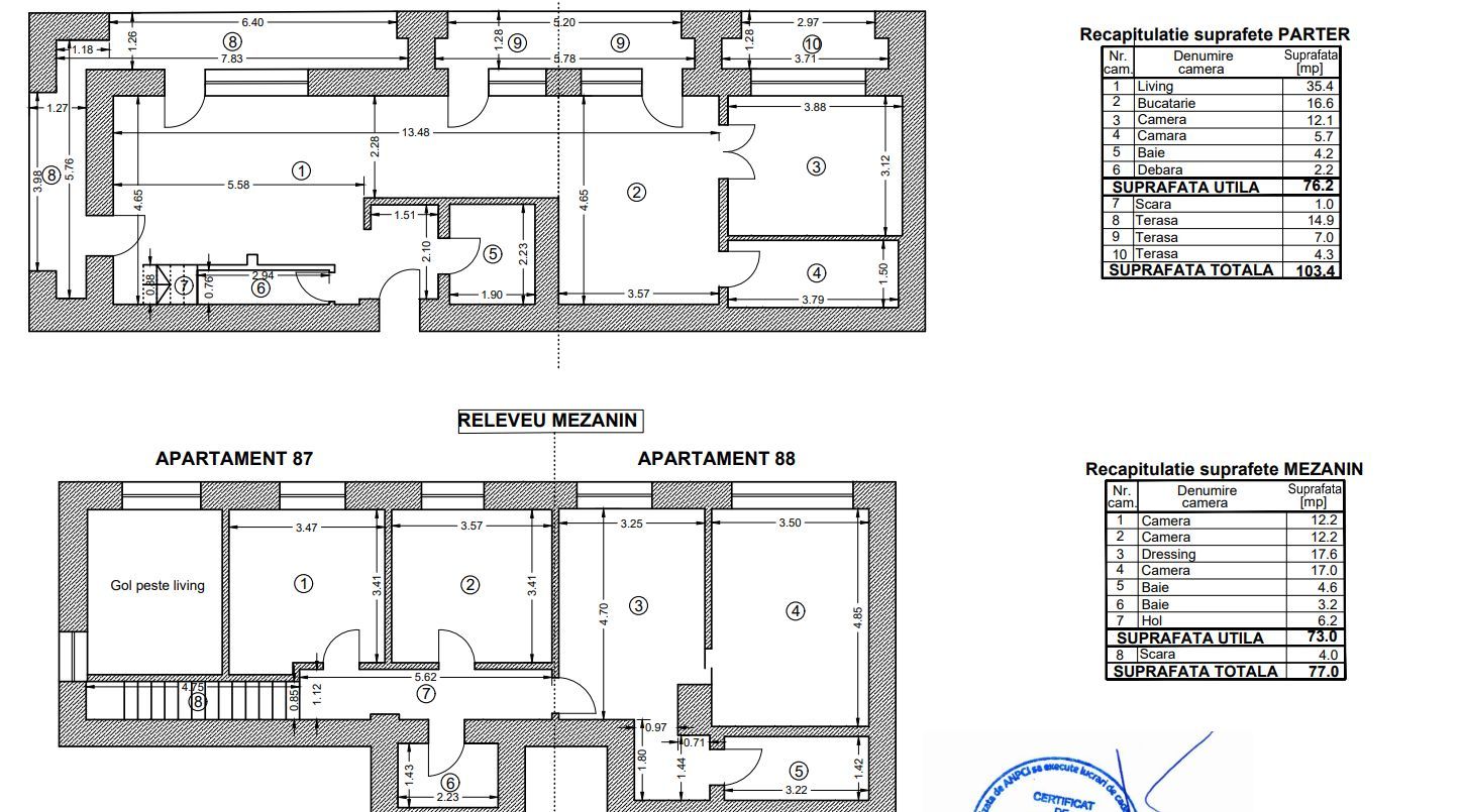 5 camere | Duplex | Cloud 9 | Aviatiei | curte 30 mp - Poză 18