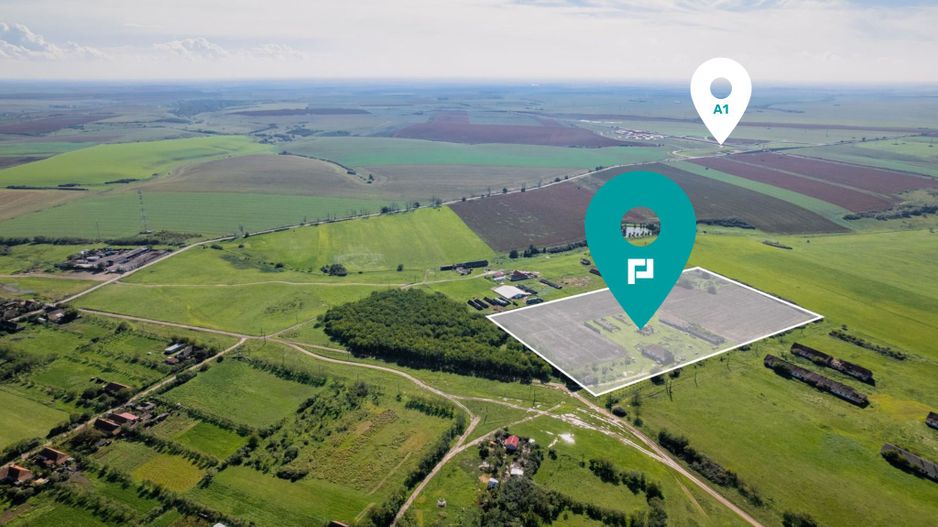 Teren de 69188 mp în Seceani - Poză 1