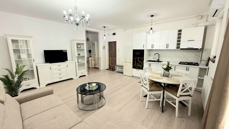 Prima închiriere | Apartament modern cu 2 camere, 53 mp, două balcoane – Giroc - Poză 1