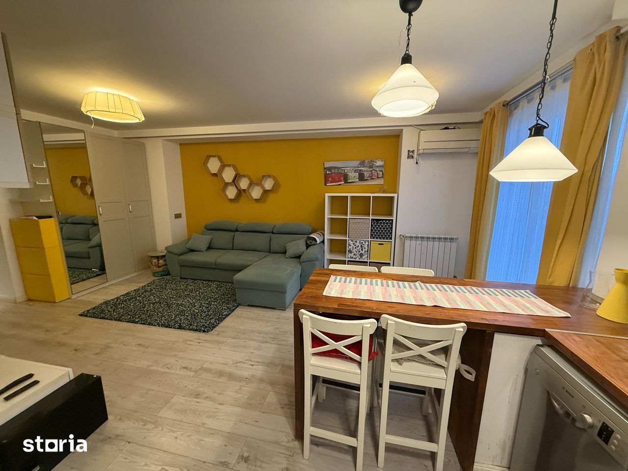 Închiriere Apartament 3 camere, 67,5 mp, etaj 3, bloc 2019, centrală proprie - Poză 5