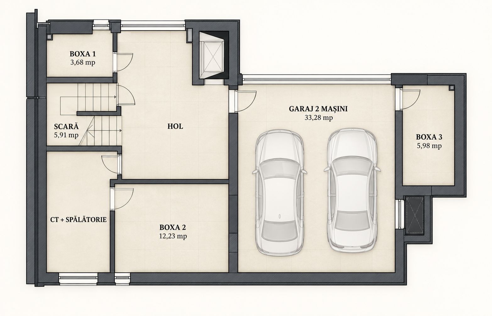 Apartament PREMIUM cu curte, terasă și lift cu acces direct în living - Poză 52