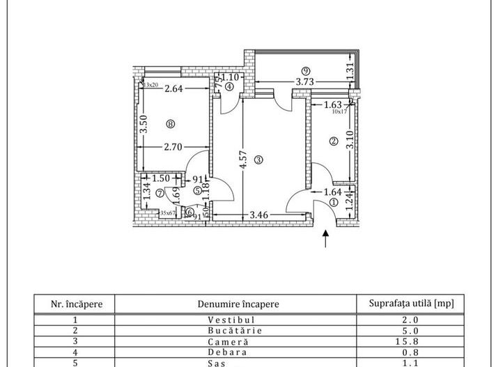 Apartament 2 camere-  Piata Amzei - Calea Victoriei - Poză 8