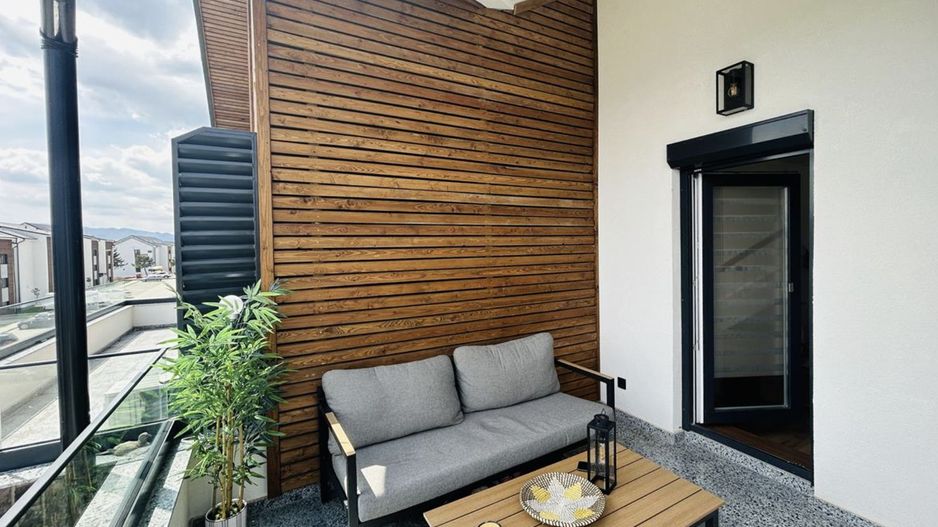Penthouse de vanzare in Sibiu, pe 2 niveluri, mobilat si utilat modern - Poză 12