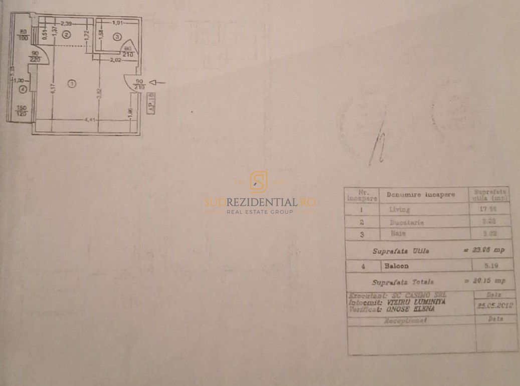 Garsoniera de vanzare, mutare rapida, langa metrou Dimitrie Leonida - Schiță 7