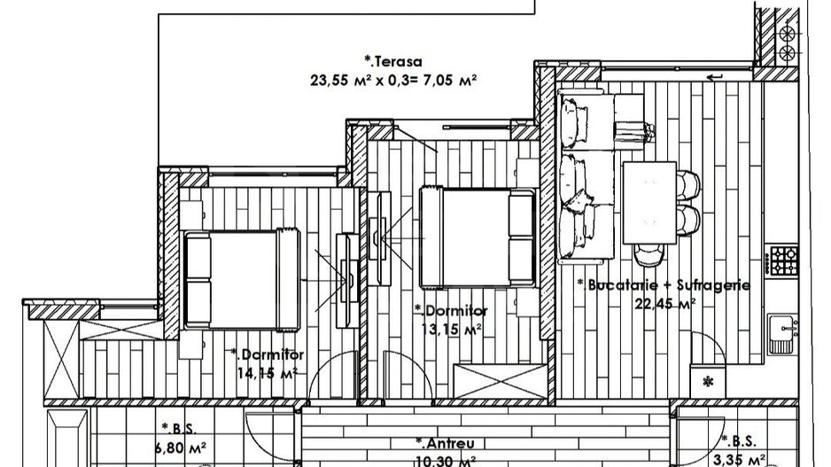 Vânzare, apartament, 3 camere, strada Circului, Râșcani - Poză 2